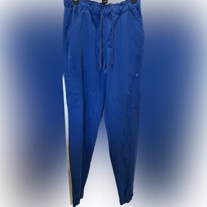Jaanuu Royal Blue Jogger Scrub Pants